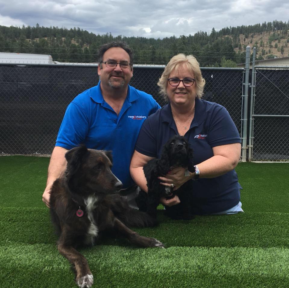 Steve and Karen, owners of Wags and Whiskers Pet Resort