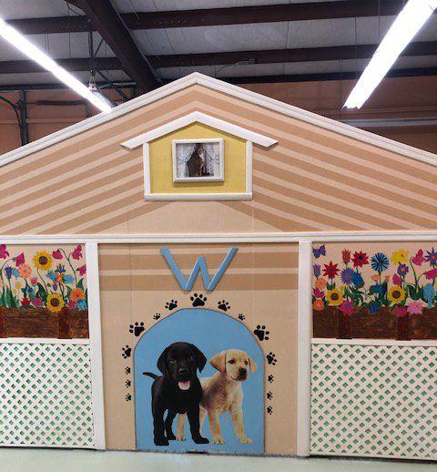 Wags and Whiskers dog house