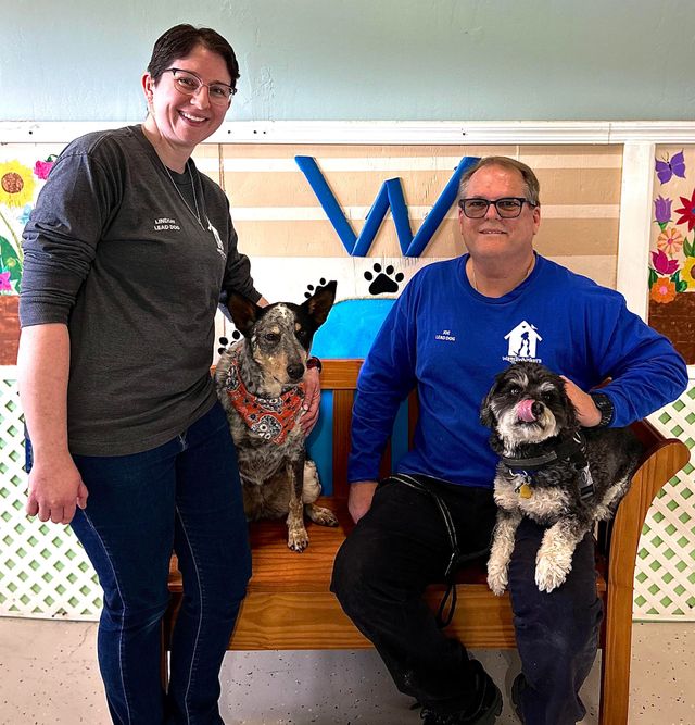 Lindsay and Joe, our Lead Dogs
